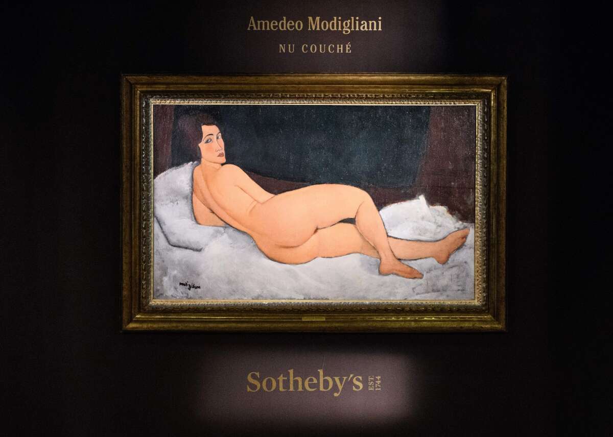 'Nu couche (sur le cote gauche)' by Amedeo Modigliani - Selling price: $170.4 million - Inflation-adjusted price: $199.5 million - Painted in: 1917-1918 - Sold in: 2015 Amedeo Modigliani's 