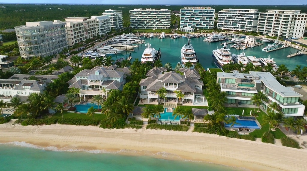 The town built by NEXUS Luxury Collection in the Bahamas.