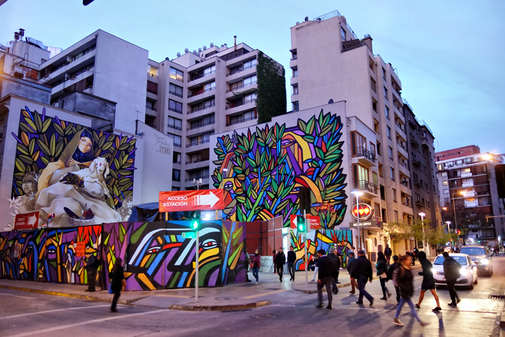 Bellavista is a district of Santiago famous for its eateries and night life