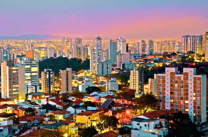 Sao Paulo Brazil city skyline