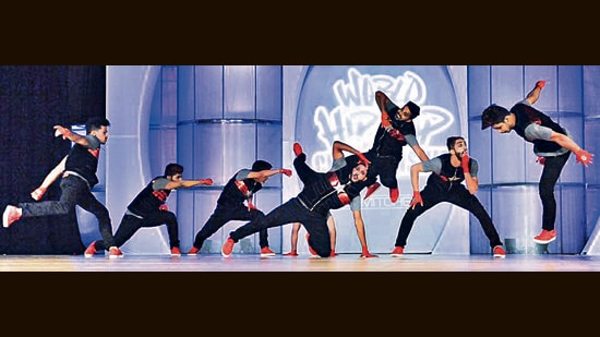 The dance moves have become universal; seen here is the award-winning Indian crew Kings United.
