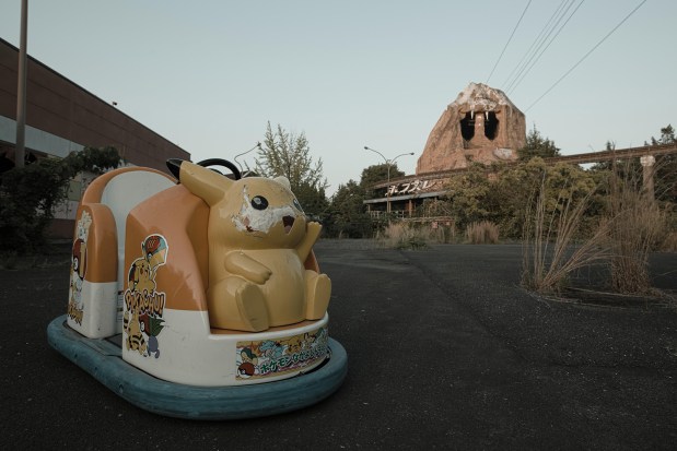 Japan's abandoned Nara Dreamland theme park.(Media Drum World/Alamy Stock Photo via CNN)