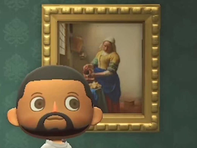 This Man’s on a Mission to See All the Art in Animal Crossing IRL