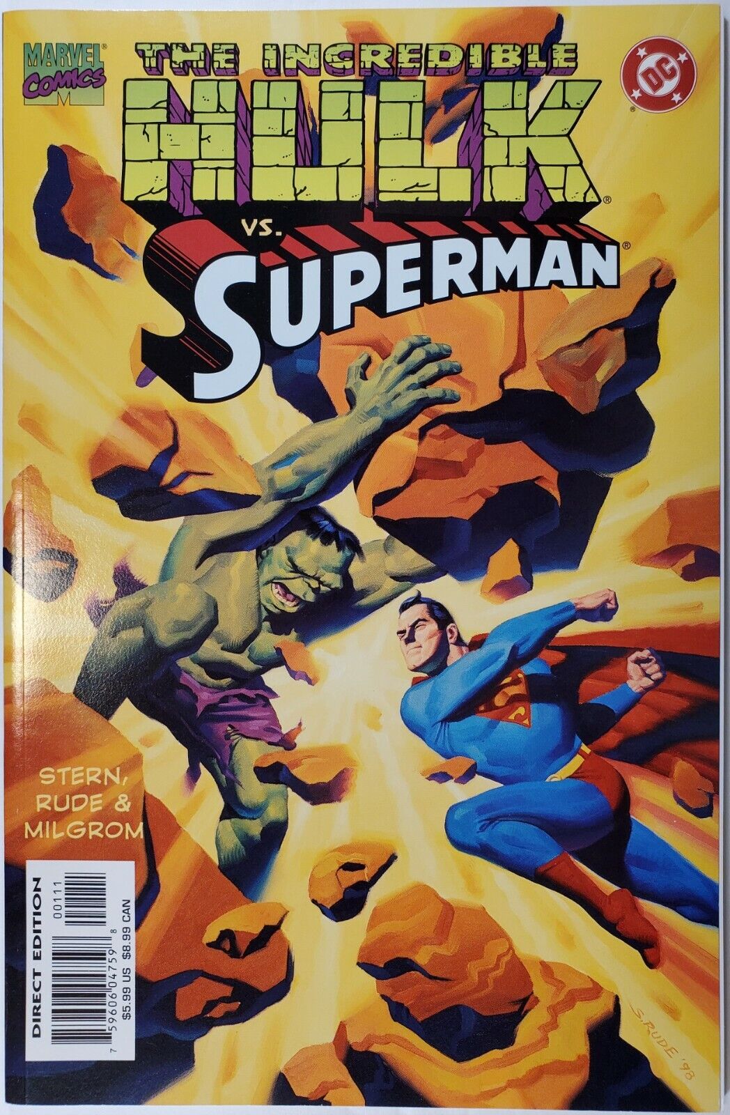 THE INCREDIBLE HULK VS. SUPERMAN