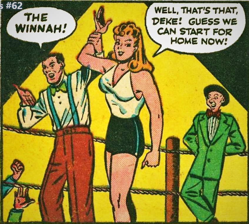 Daffy was a powerful wrestler for Smash Comics in the '40s and first appeared in Issue #41.