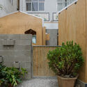Yusan Cafe / Edge Architects - Interior Photography, Windows, Facade, Garden, Courtyard