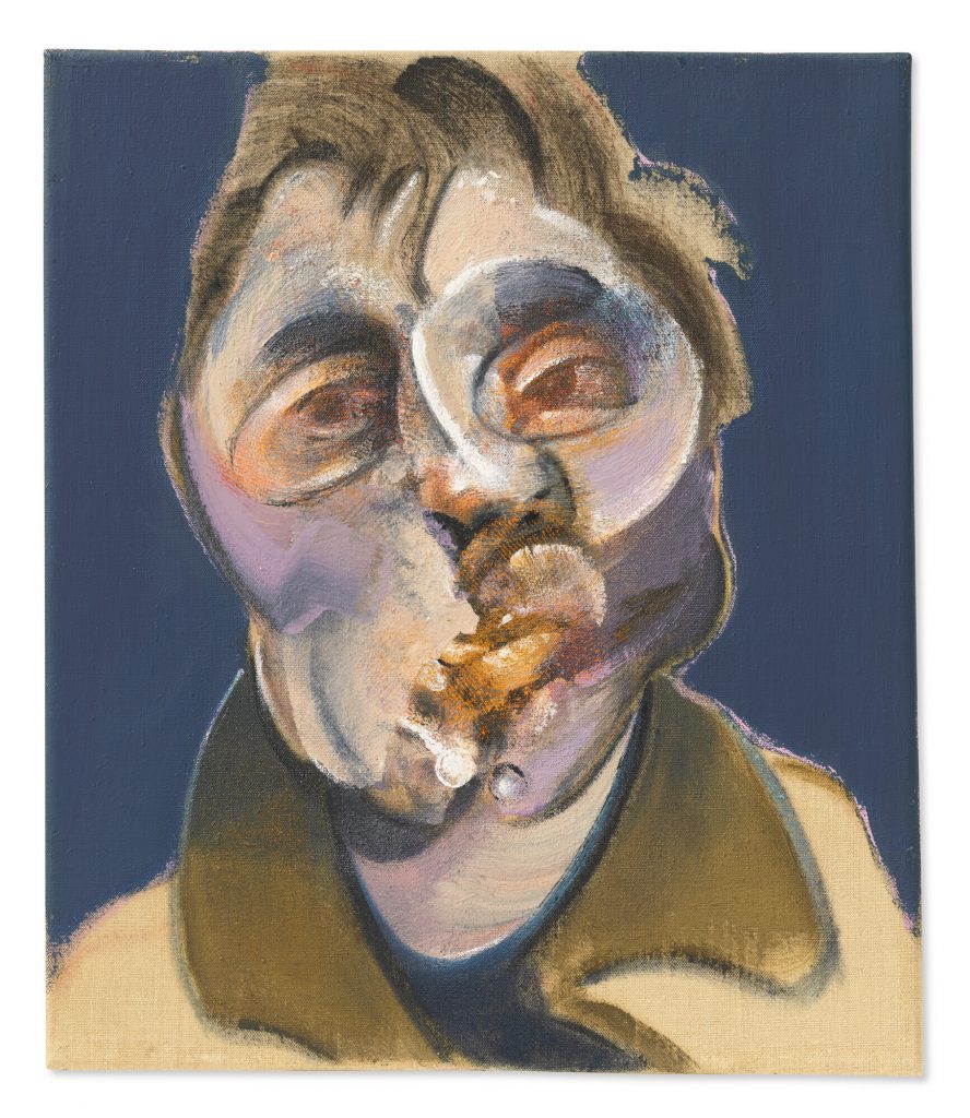 Francis Bacon, Self-Portrait (1969). Estimated at $22 million to $28 million, it sold for $34.6 million. © Christie’s Images Limited 2023.