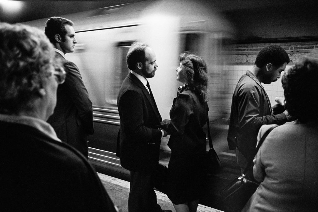 Richard Sandler, Subway Swoon, NYC (ca. 1986). Courtesy of Avant Gallery.