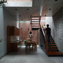 Small Brick House / Tung Nguyen Architects - Interior Photography, Stairs, Handrail