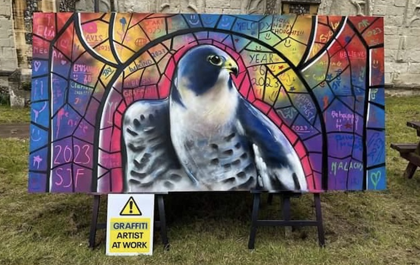 Graffiti artist-in-residence - St Albans Cathedral