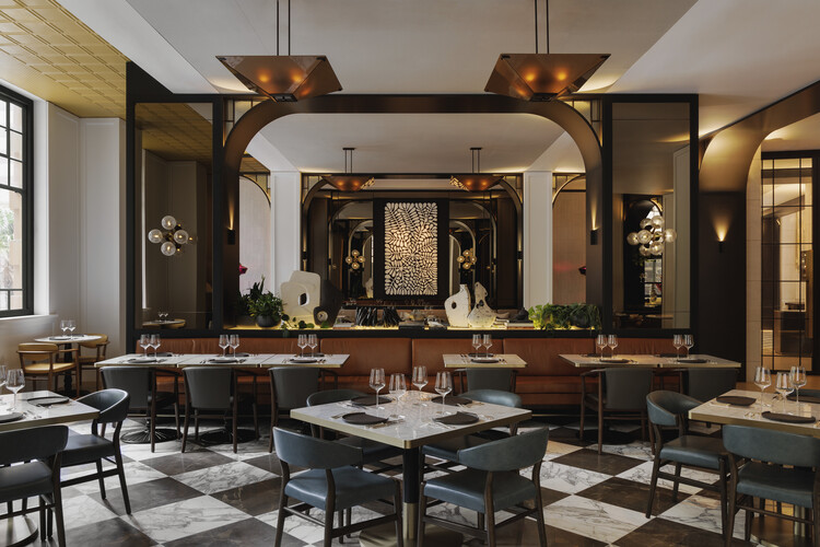 Capella Sydney Hotel / Make Architects + BAR Studio - Interior Photography, Dining room, Table, Windows, Chair