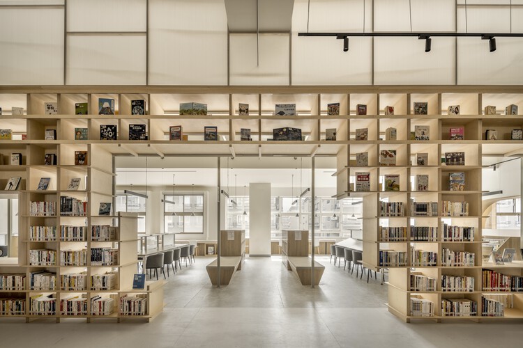 New Taipei City Library Taishan Branch / A.C.H Architects - Interior Photography, Kitchen, Shelving