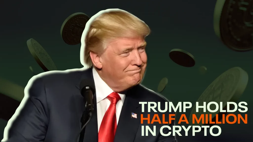 Trump holds crypto