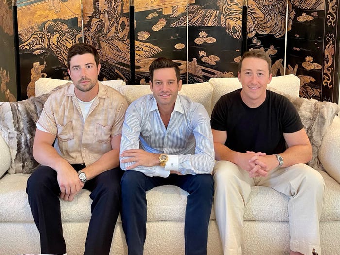 Estate Media founders (L-R) Andrew Shanfeld, Josh Flagg, and Griff O'Brien.