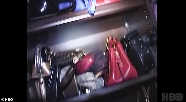 Some of the purses the gang raided from a celebrity mansion