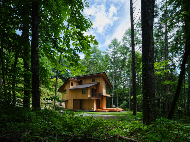 Kyukaruizawa Club Villa / Naruse Inokuma Architects - Exterior Photography, Windows, Forest