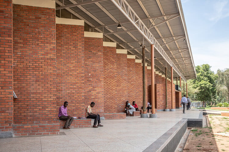 National Teachers Colleges Uganda / bkvv architects - Interior Photography, Stairs, Brick, Facade