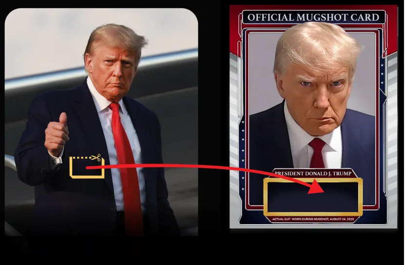 Trump Mugshot Card