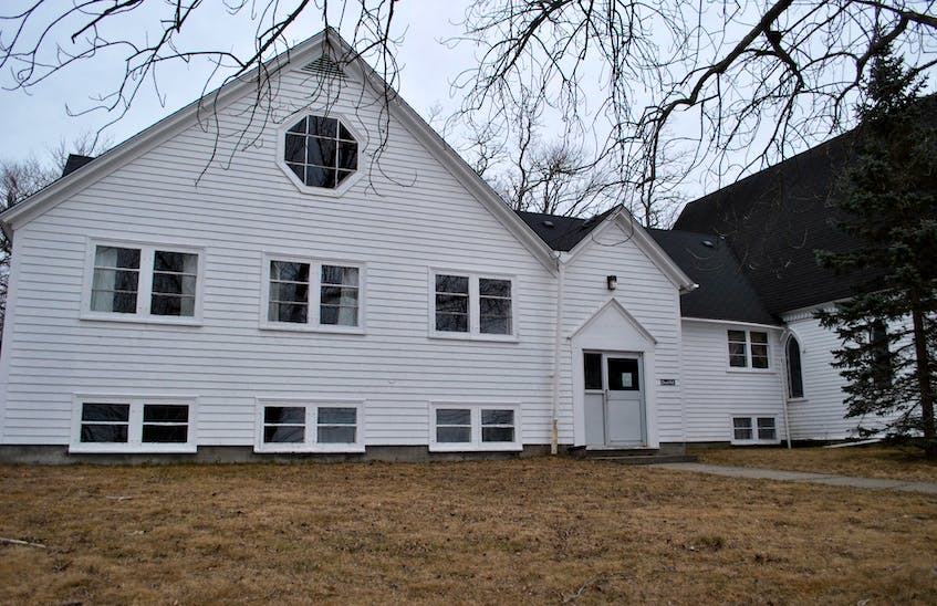 The former Trinity United Church property in downtown Shelburne is a massive building, with 12,000 square feet of cubic volume. Kathy Johnson