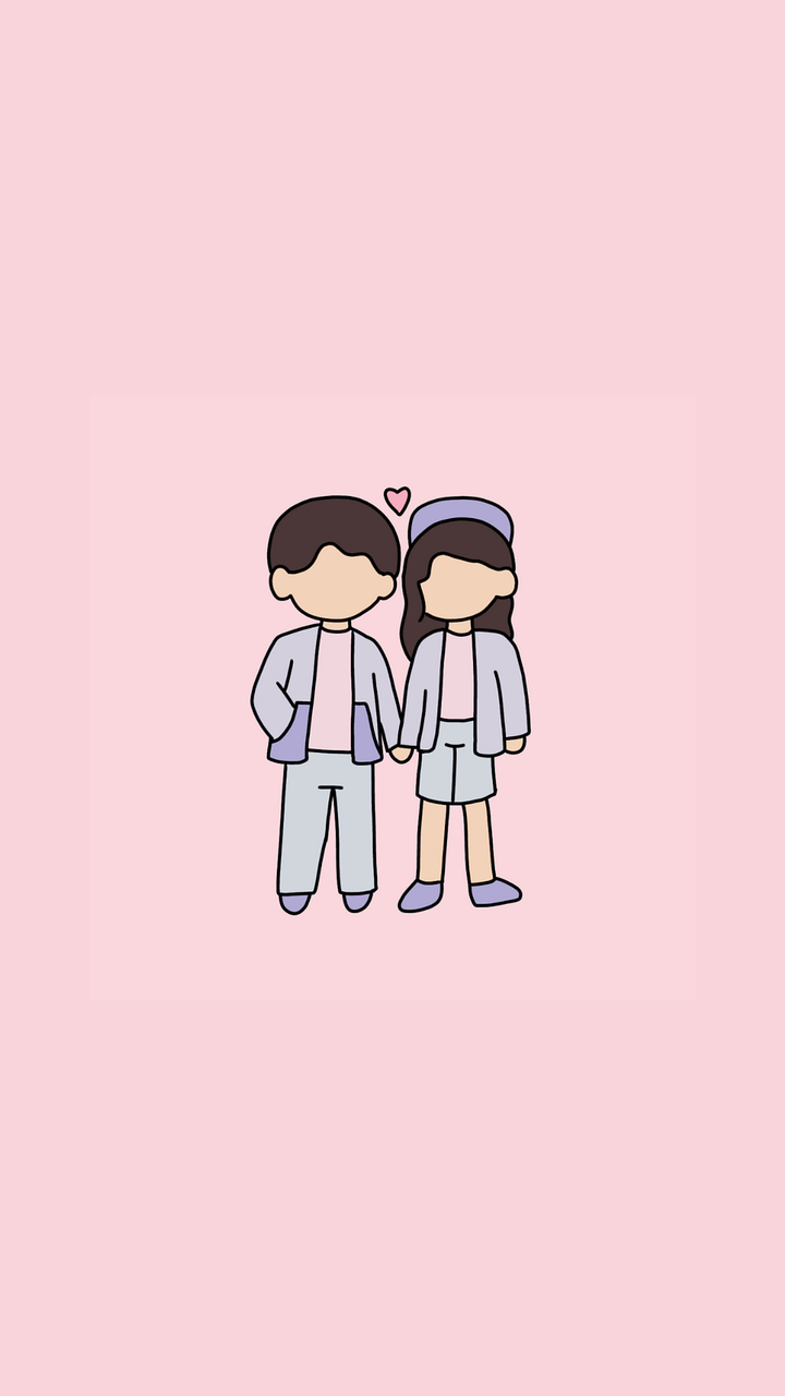 Download Cute Couple, Cartoon Couple, Digital Art. Royalty-Free Stock  Illustration Image - Pixabay