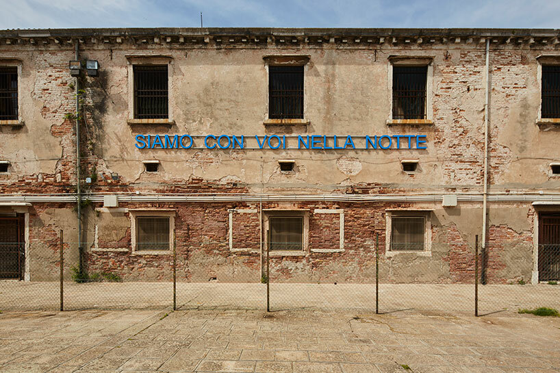 the vatican pavilion takes shape within a women's prison at the venice art biennale