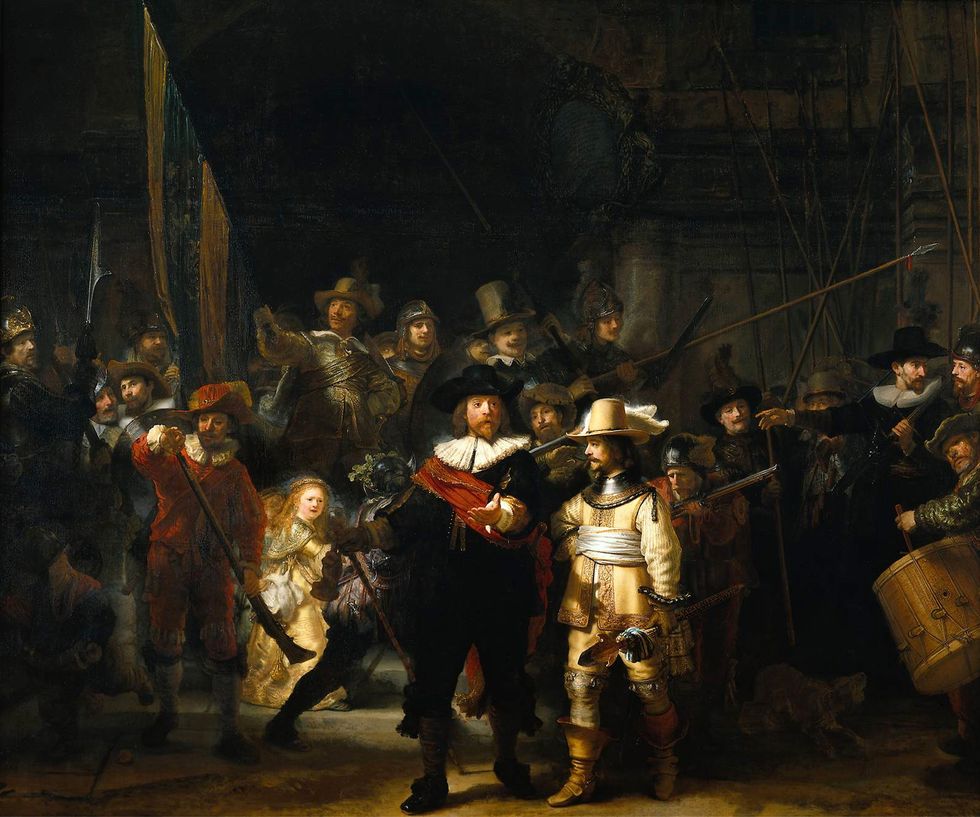 'the night watch', 1642 artist rembrandt harmensz van rijn